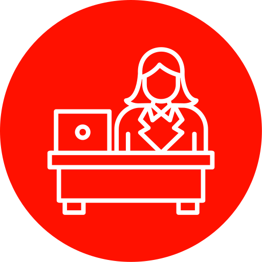 recepcionista icono gratis