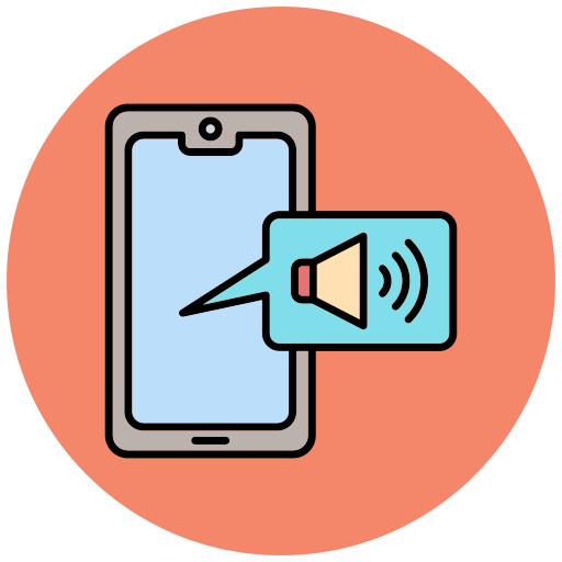 mensaje de voz icono gratis
