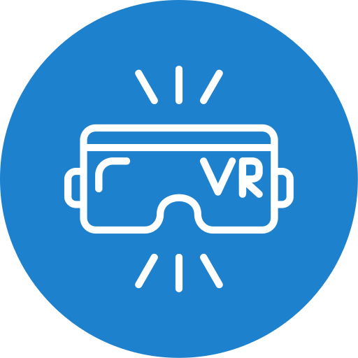 Virtual Reality Generic color fill icon