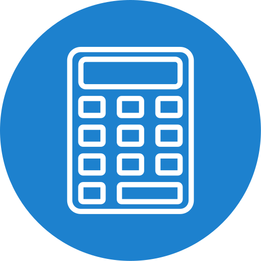 Calculations Generic color fill icon