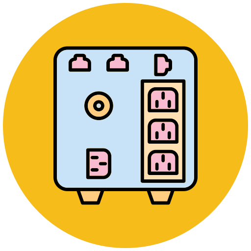 Uninterrupted power supply free icon Uninterrupted power supply free icon