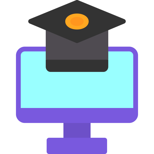 educación en línea icono gratis
