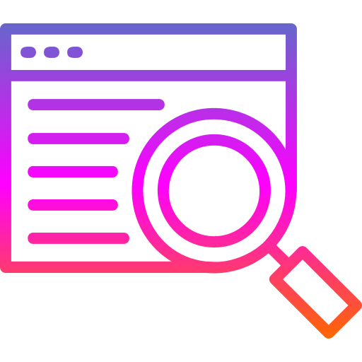 recherche en ligne Icône gratuit