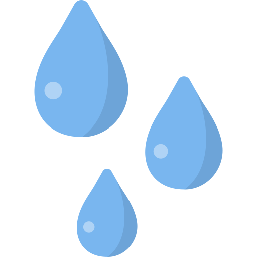 Water Drops Generic color fill icon