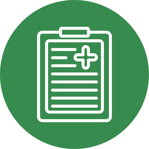 informe médico icono gratis