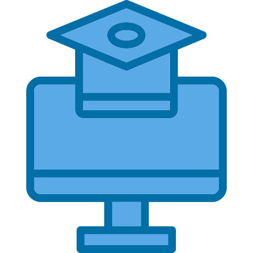 educación en línea icono gratis