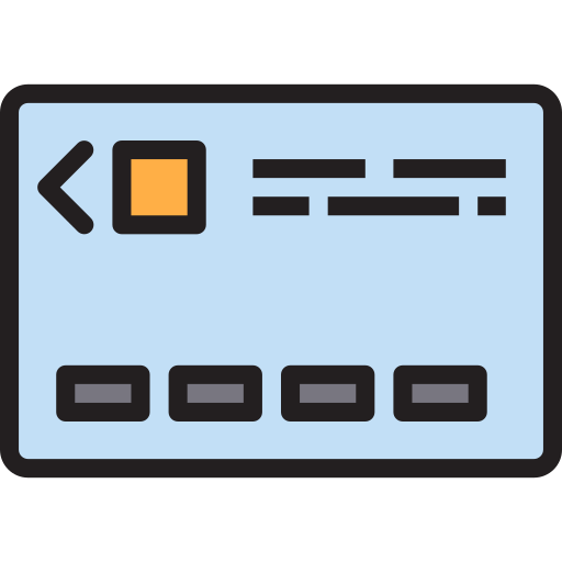 Debit card - free icon