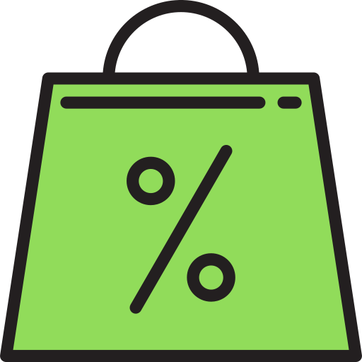 bolsa de compras grátis ícone bolsa de compras grátis ícone