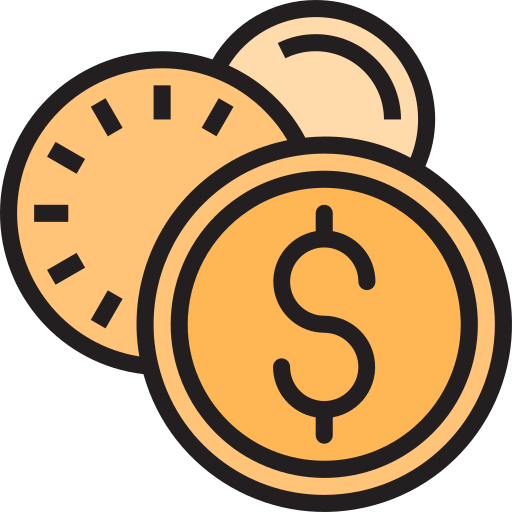 monedas icono gratis