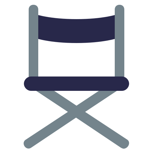 silla de director icono gratis