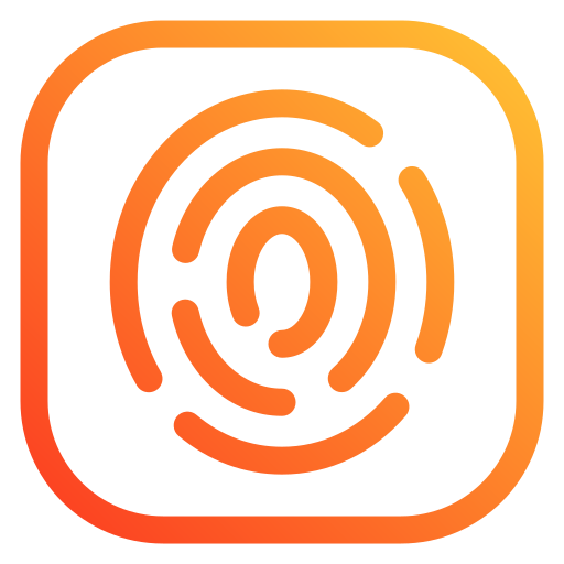 huella dactilar icono gratis