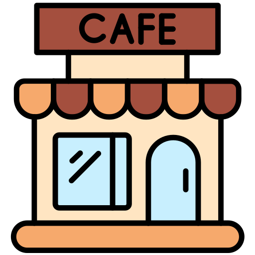 cafetería icono gratis