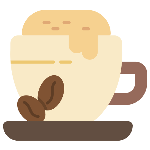 café latté icono gratis