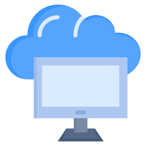 computación en la nube icono gratis