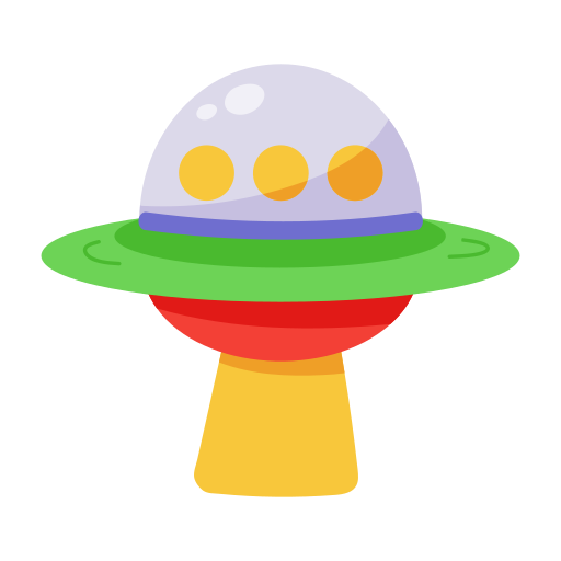 Spaceship Generic color fill icon