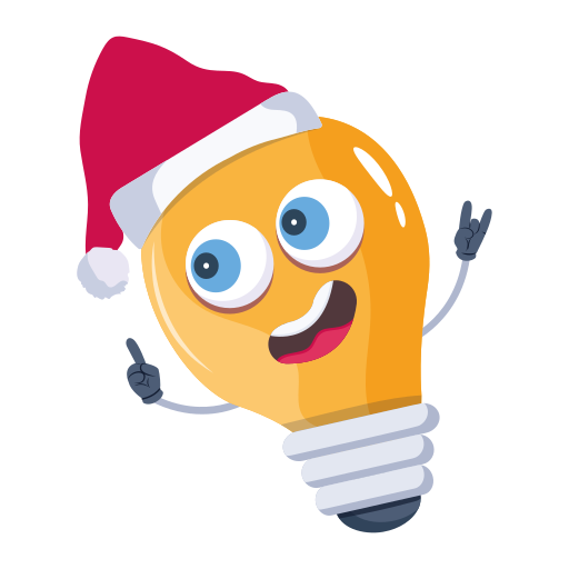 luces de navidad icono gratis