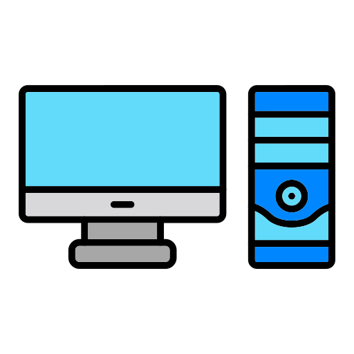 Computer Generic color lineal-color icon