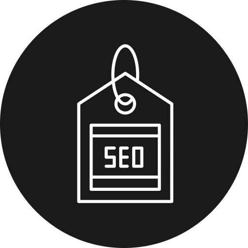 etiqueta seo icono gratis