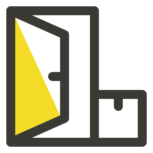 livraison à la porte Icône gratuit livraison à la porte Icône gratuit