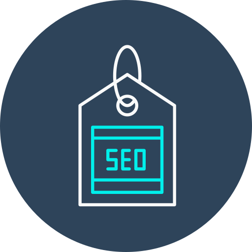 etiqueta seo icono gratis