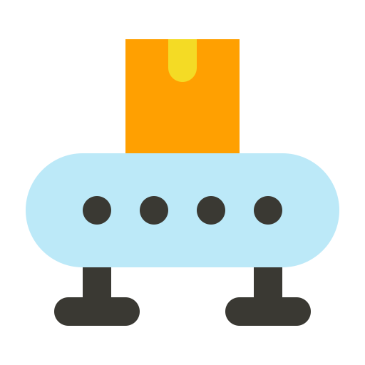 cinta transportadora icono gratis