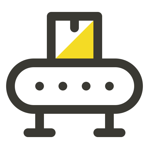 cinta transportadora icono gratis