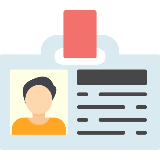 ID card Generic color fill icon