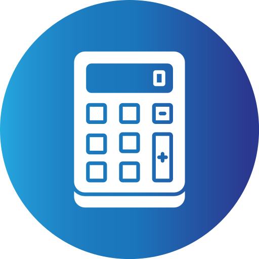 Calculator Generic gradient fill icon