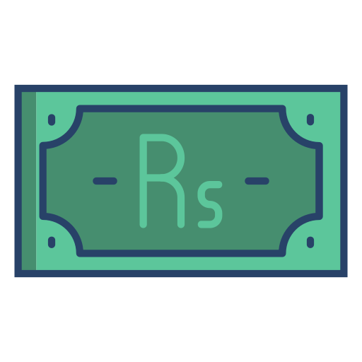 rupia india icono gratis
