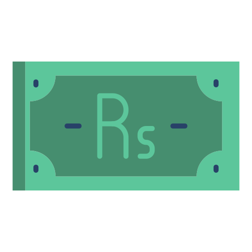 rupia india icono gratis