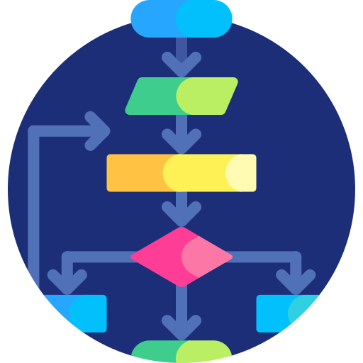 Algorithm Detailed Flat Circular Flat icon