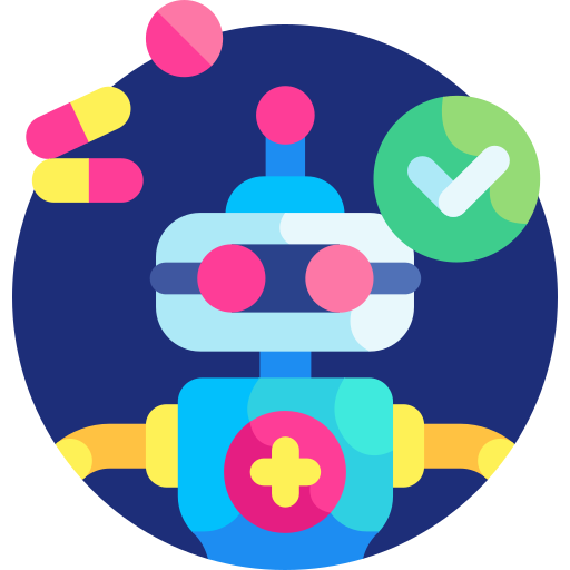 robot médico icono gratis