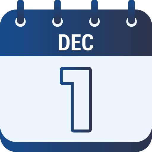 diciembre 1 icono gratis