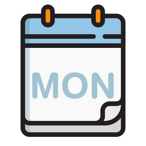 Monday Generic color lineal-color icon