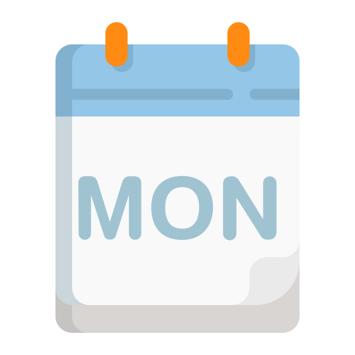 Monday - free icon