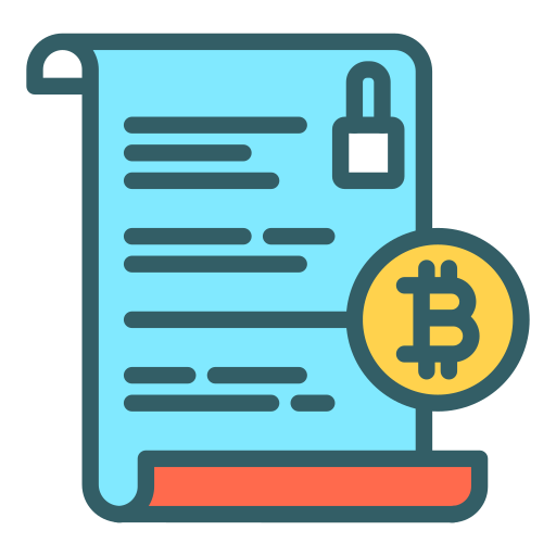 Smart contract free icon