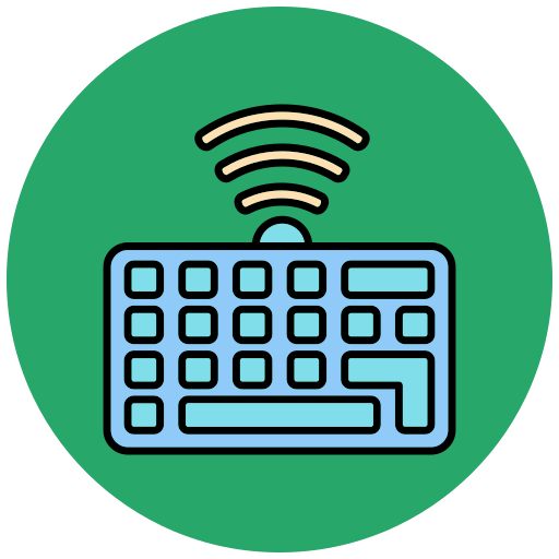 Wireless keyboard free icon