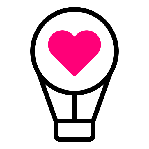 Воздушный шар бесплатно иконка