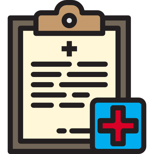 historial médico icono gratis