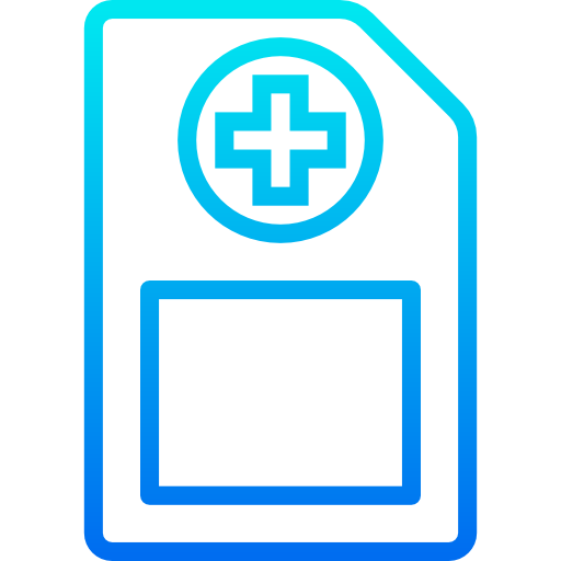 historial médico icono gratis