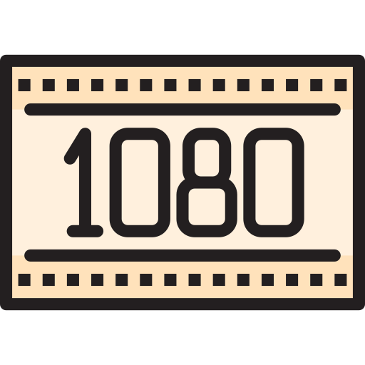 1080p Full HD free icon 1080p Full HD free icon