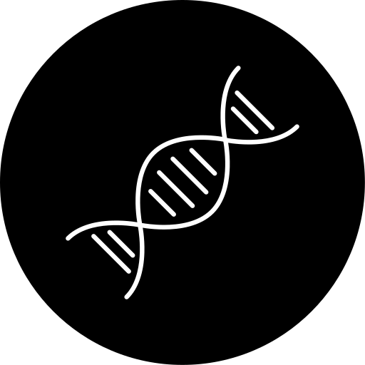 DNA Generic black fill icon