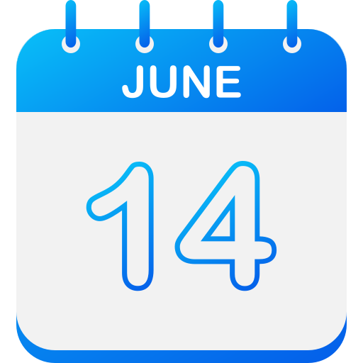 14 de junio icono gratis