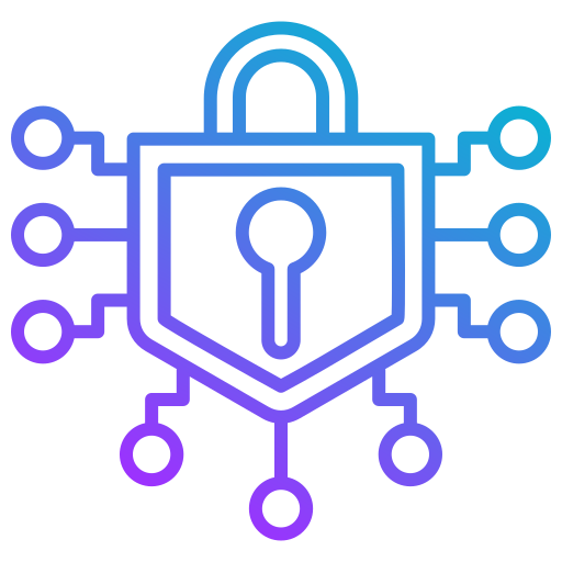 Secure Generic gradient outline icon