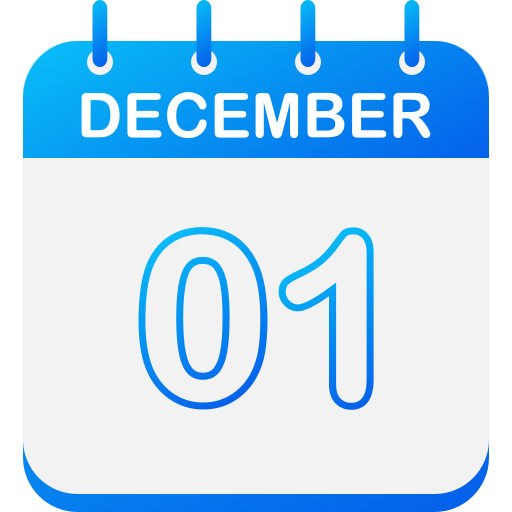 diciembre 1 icono gratis