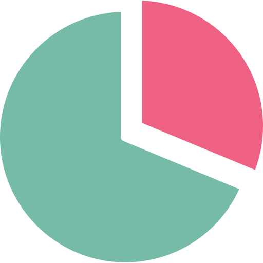 gráfico circular icono gratis