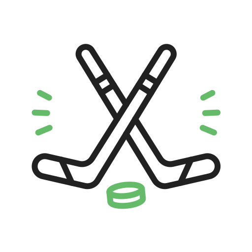 Ice Hockey Generic color outline icon