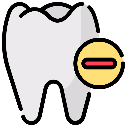 extracción dental icono gratis