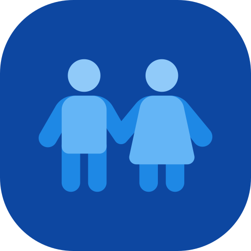 Boy and girl Generic color fill icon