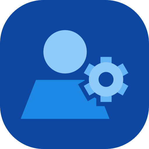 User gear free icon User gear free icon